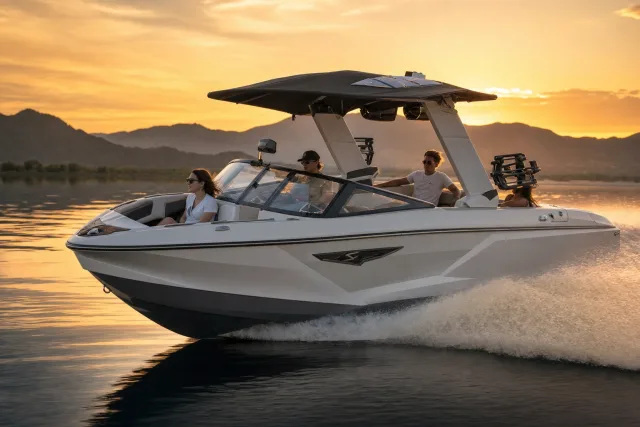 Daily rental aboard a premium Valeté Marine wake boat
