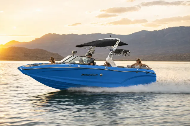 MasterCraft X24 at golden hour